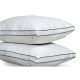 2x Pillows & Cushions Ultra-Soft & Fluffy Hotel Quality Filled Conjugated Fiber