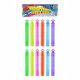 HENBRANDT Neon Bubble Tubes with Star Topper, Pack of 12