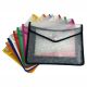 A4 Plastic wallet Stud Document File Folder School Office paper storage