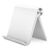 Mobile Stand Phone Holder for Portable Multi Angle Foldable Phone Stand - White