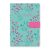 Telephone Address & Birthday Book A5 Soft Padded Cover - Pink Floral Design