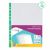 106 Punched Pockets A4 Clear Plastic Filing Wallets 50 micron Poly Strong Sleeve Pack of 12