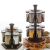 Spice Herb Storage Cabinet Jar Rack For Kitchen Dining Table 6 | 12 Jar - Brown